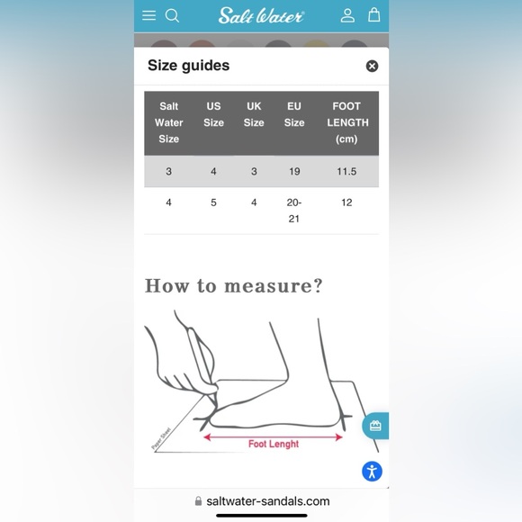 Salt Water Original Sandals (See Sizing Chart!) - Picture 9 of 13